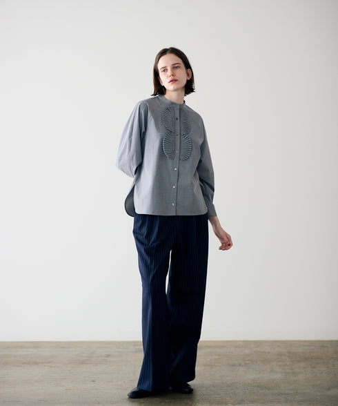 再入荷【SOI-MeME】pleats jabot blouse