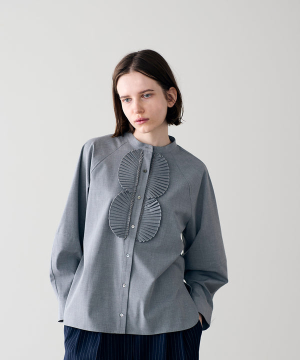 再入荷【SOI-MeME】pleats jabot blouse