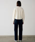 【SOI-MeME】sheer fringe cocoon cardigan