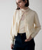 【SOI-MeME】sheer fringe cocoon cardigan