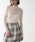 16g sheer wool high neck knit