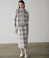 【SOI-MeME】check lame jacquard skirt