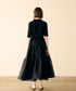 【再入荷】sheer starched cotton gather skirt