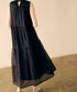 【再入荷】sheer starched cotton gather dress