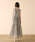 【再入荷】sheer starched cotton gather dress