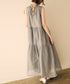 【再入荷】sheer starched cotton gather dress