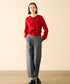 wool saxony straight pants