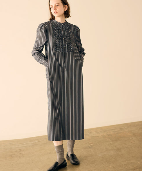 【再入荷】tuck frill strip one-peace