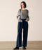 warm pinstripe suspender pants