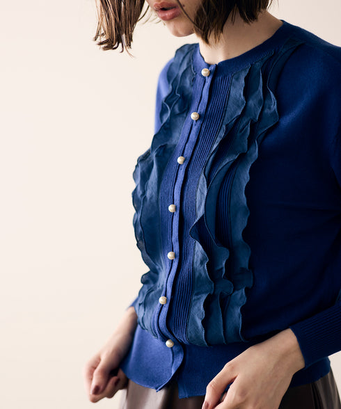 frill & ripple cardigan