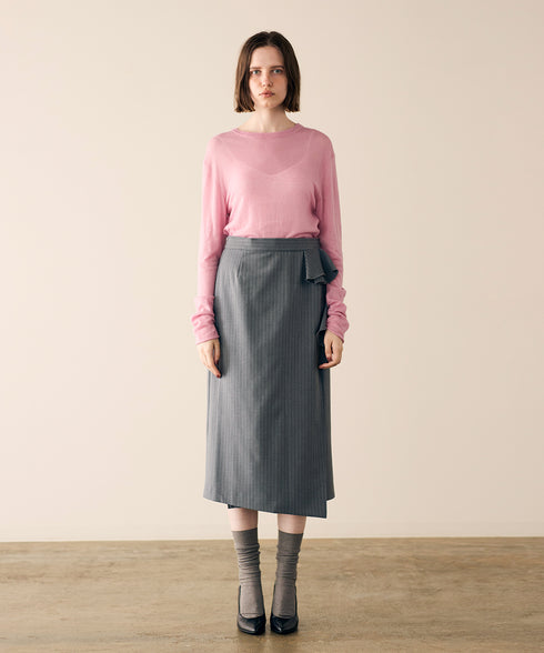 16G sheer wool knit