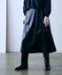 【再入荷】eco leather skirt