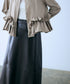 【再入荷】eco leather skirt