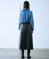 【再入荷】eco leather skirt