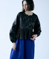 eco leather pleats jacket