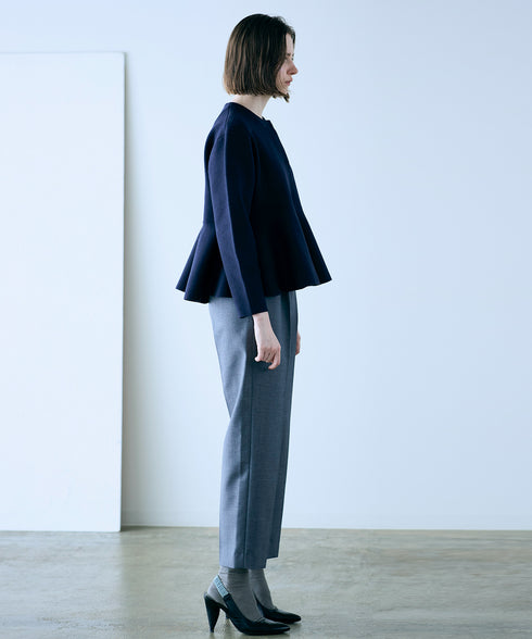 milanorib peplum jacket