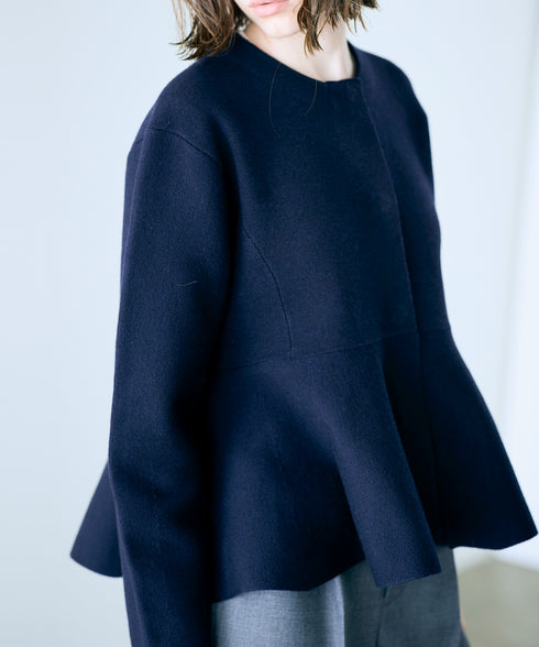 milanorib peplum jacket