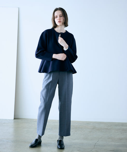 milanorib peplum jacket