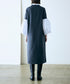 【先行予約1000ポイントプレゼント】14G wool 2way sleeve one-piece