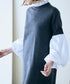 【先行予約1000ポイントプレゼント】14G wool 2way sleeve one-piece