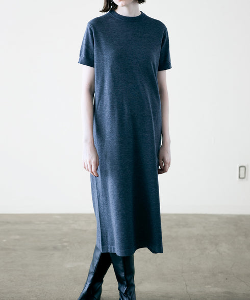 【先行予約1000ポイントプレゼント】14G wool 2way sleeve one-piece