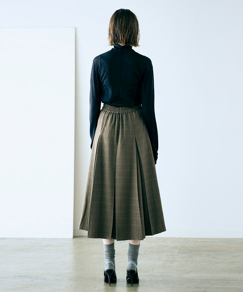 16g sheer wool high neck knit