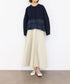 【10/23発売予定】layered taffeta knit jacket