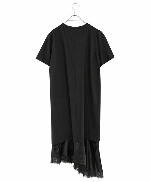 eyelash lace hem cut-one-piece