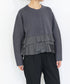 【10/23発売予定】layered taffeta knit jacket