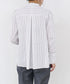 tuck frill strip blouse
