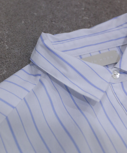 layered raffle blouse