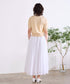 cotton nylon code embroidery knit cardigan