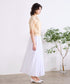 cotton nylon code embroidery knit cardigan
