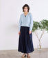 16G paper knit cocoon sleeve cardigan