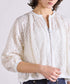 reversible sheer lace blouson