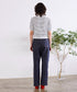 cotton nylon lace color knit cardigan