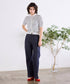 cotton nylon lace color knit cardigan
