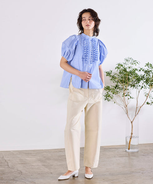 waist cord cocoon pants