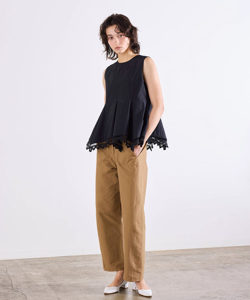waist cord cocoon pants