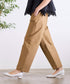 waist cord cocoon pants