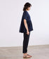 bosom tunic sheer shirt