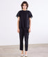 laced handkerchief sleeve cut-sew