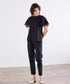 laced handkerchief sleeve cut-sew