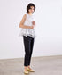 2way handkerchief hem blouse