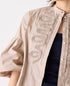 【SOI-MeME】diamond tuck embroidery blouse