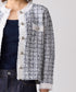【予約】tweed knit fringe jacket