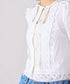 batten lace blouse jacket