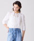 batten lace blouse jacket