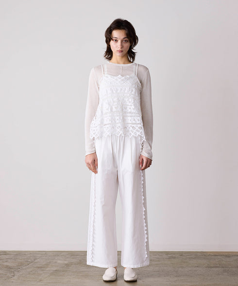 batten lace camisole