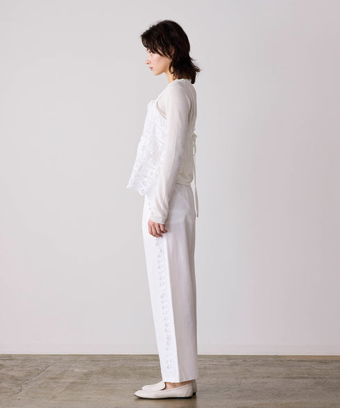 batten lace line pants